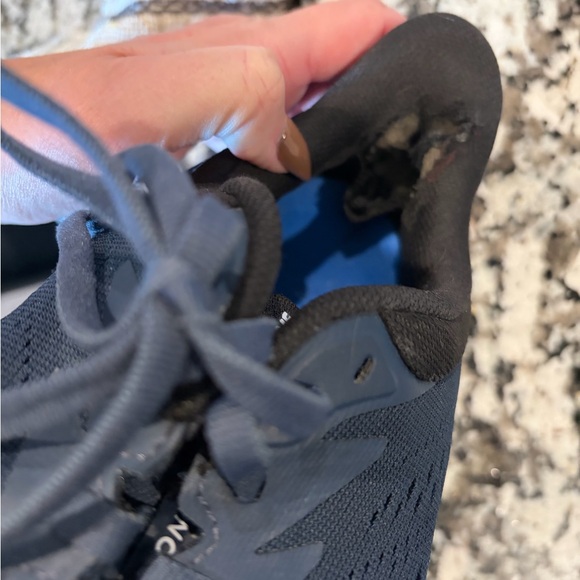 Hoka Men's Dark Blue and Green Athletic Shoes - Picture 5 of 8